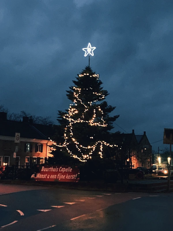Kerstboom in Capelle